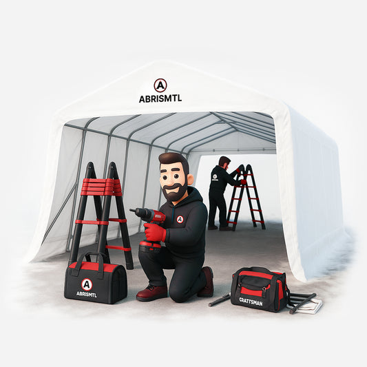 Car Shelter Installation